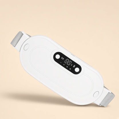 Masajeador térmico menstrual blanco — ohlunara.